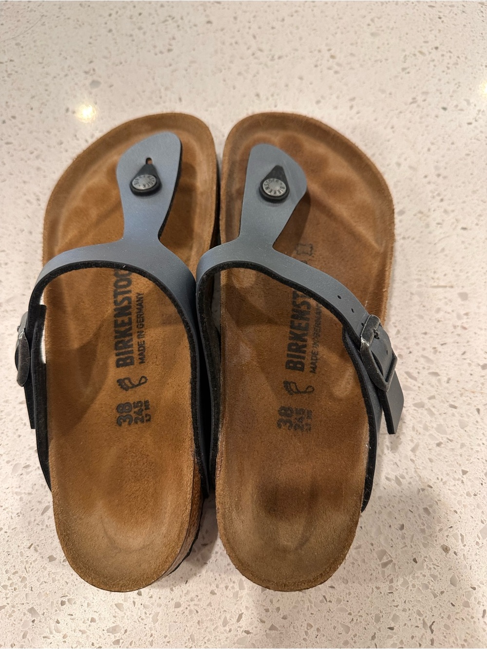 Birkenstock Gizeh Sandals in Light Blue